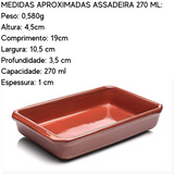 Assadeira Principado Retangular 270ml