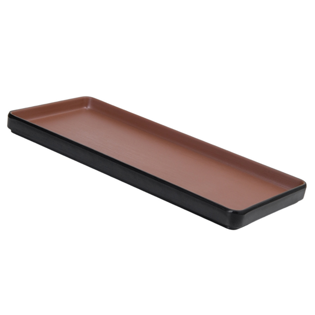 Prato Dual Color Terra Cota Melamina Gourmet Mix Hover Image