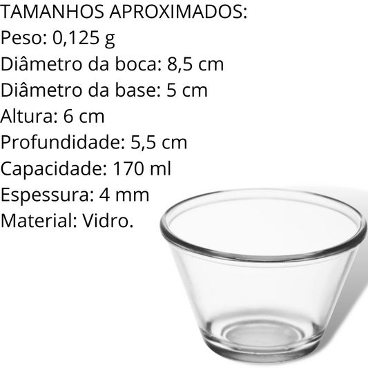 Taça Poli 170ml Tigela Sobremesa Multiuso