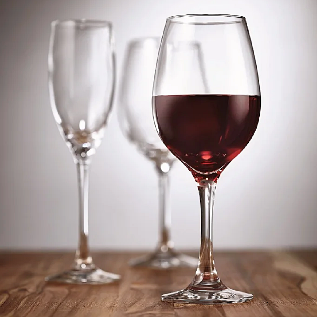 Taça Vinho Barone 385ml Vidro Nadir