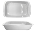 Travessa Tango M 2l Branco Porcelana Refratário Oxford