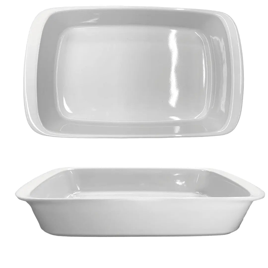 Travessa Tango M 2l Branco Porcelana Refratário Oxford Oxford