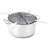 Espagueteira Inox com 4 Divisoes 10 Litros Hercules