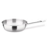 Frigideira Inox Aluminio Fundo Triplo C/ Cabo Hercules