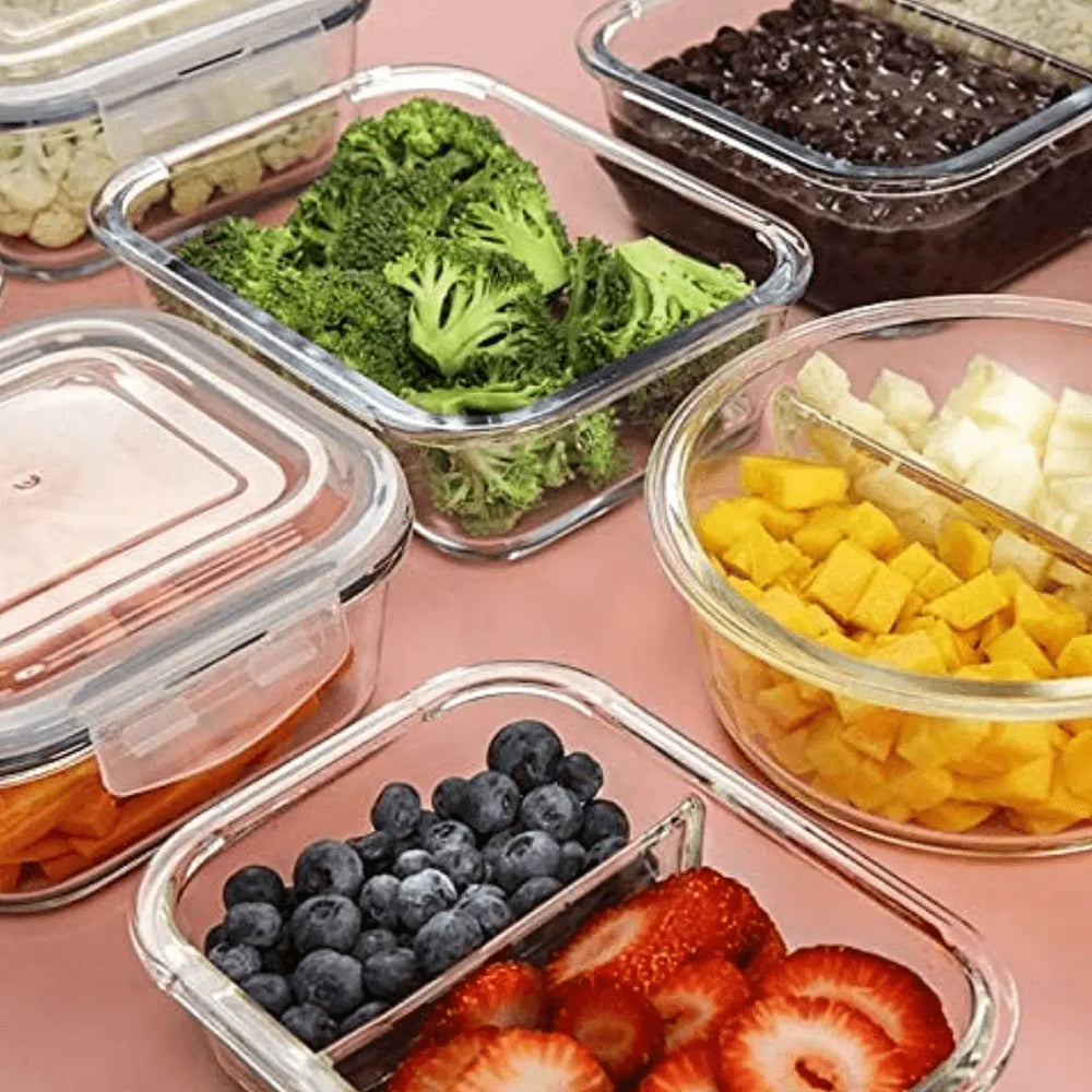 Pote Hermético Vidro Retangular Borosilicato 1,04l Oxford