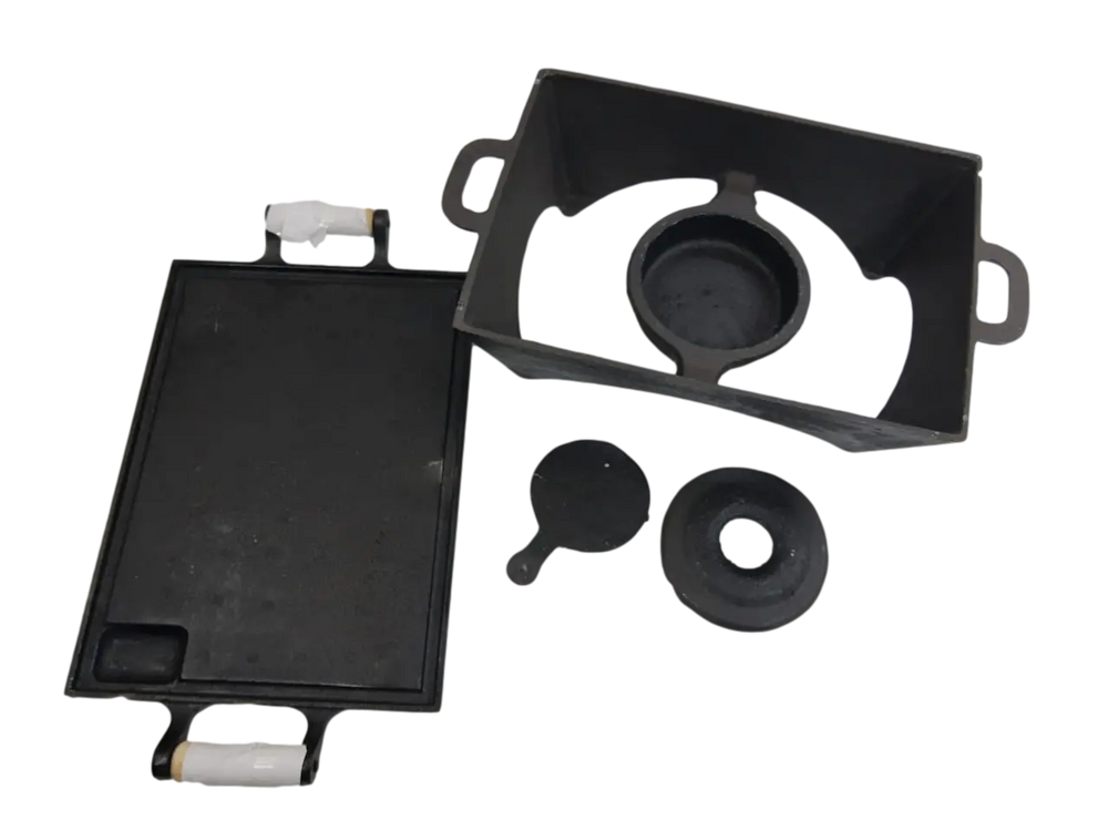 Bifeteira Rechaud Chapa Ferro 1 Fogareiro RIG