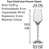Taça Cristal Forever Classic 95ml Licor Oxford