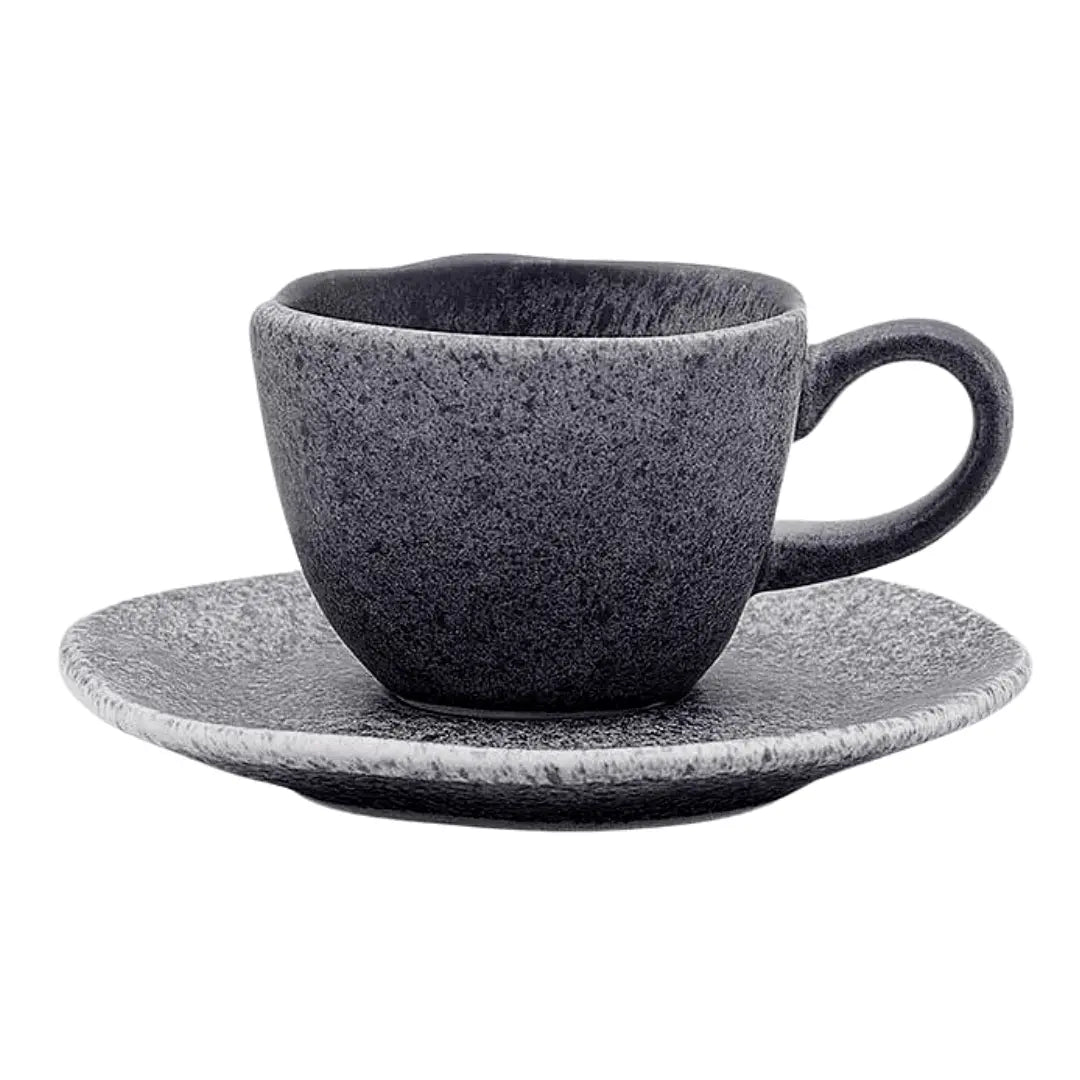 Xicara Cha C/ Pires 200ml Linha Ryo Granito Oxford Oxford