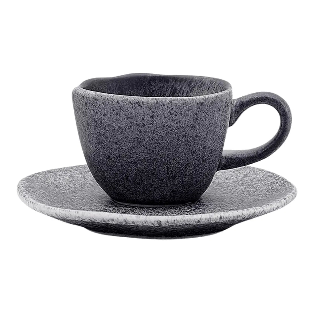 Xicara Cha C/ Pires 200ml Linha Ryo Granito Oxford Oxford