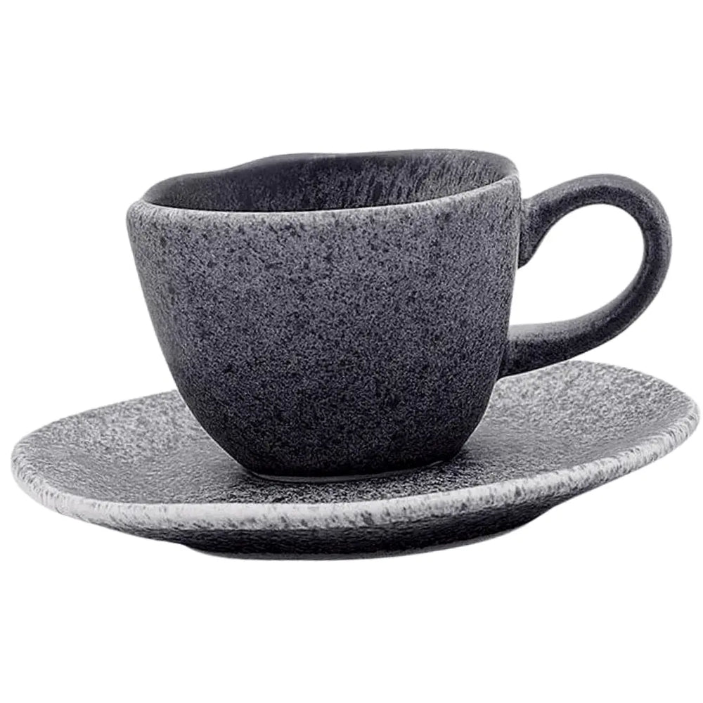 Xicara Cha C/ Pires 200ml Linha Ryo Granito Oxford Oxford