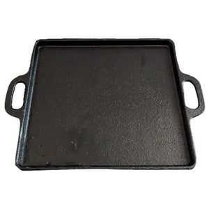 Chapa Bifeteira Quadrada C/ Alça Ferro Fundido 31cm RIG