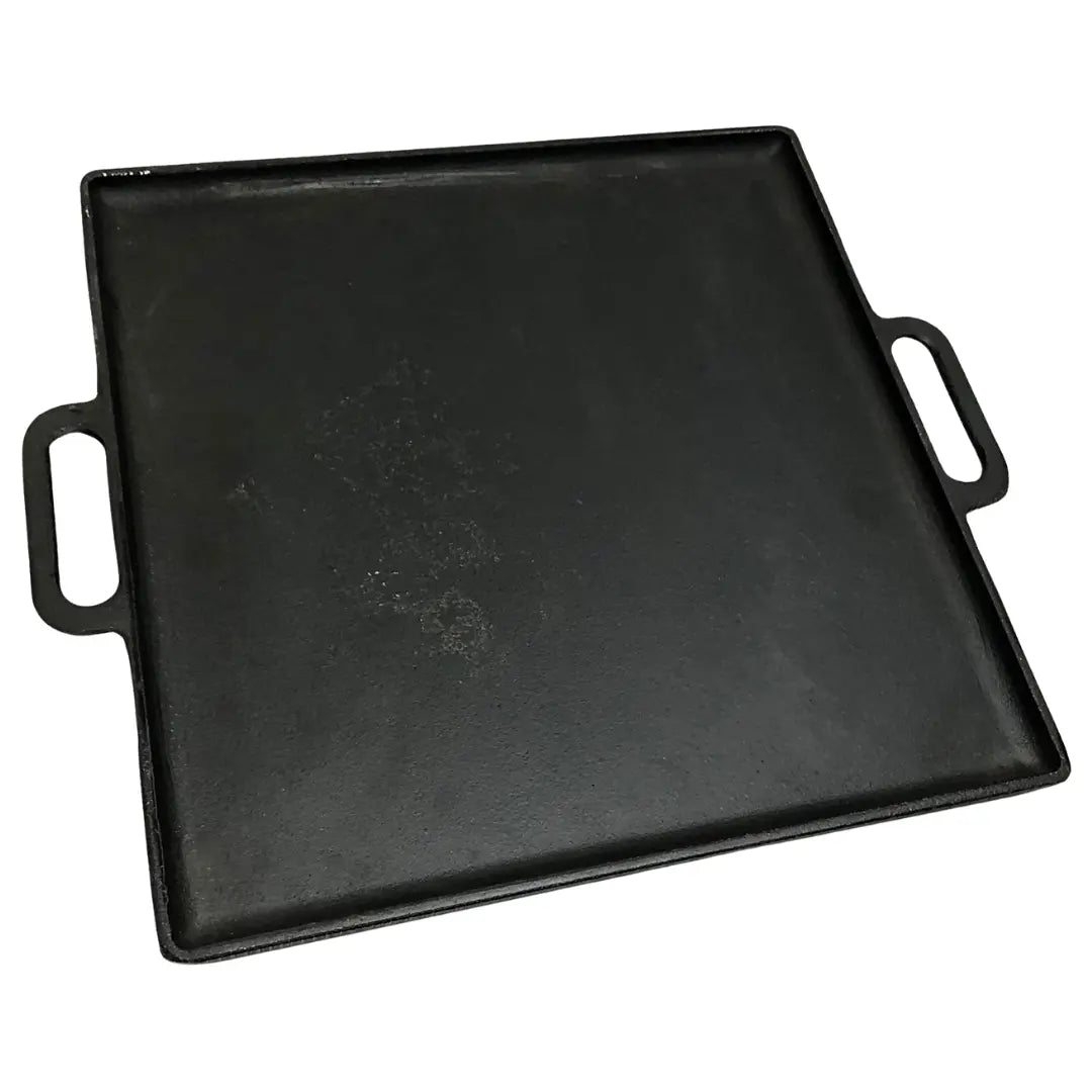 Chapa Bifeteira Quadrada C/ Alça Ferro Fundido 31cm RIG
