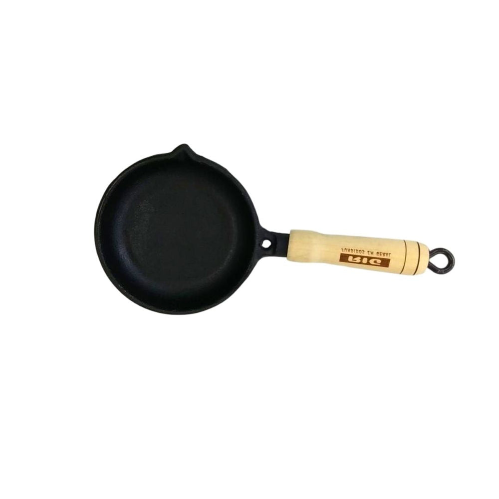 Chapa Ferro Fundido Cabo Madeira 15 Cm RIG