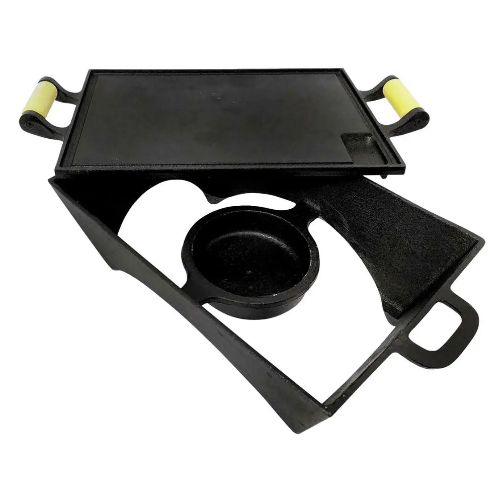 Bifeteira Rechaud Chapa Ferro 1 Fogareiro RIG