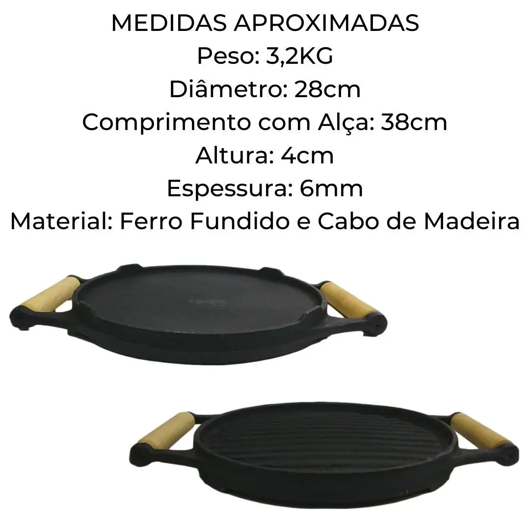 Chapa Duplas Face Redonda Lisa/Frisada RIG