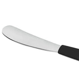 Mini Espatula Inox Cabo Plastico Preto Manteiga Original
