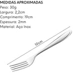 Garfo de Mesa América Aço Inox América