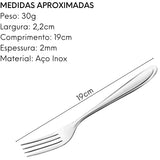 Garfo de Mesa América Aço Inox América