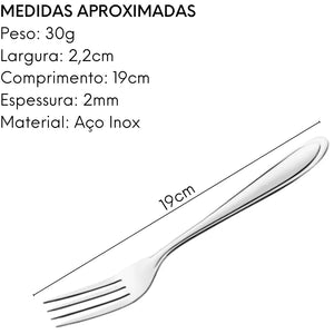 Garfo de Mesa América Aço Inox América