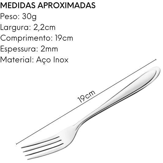 Garfo de Mesa América Aço Inox