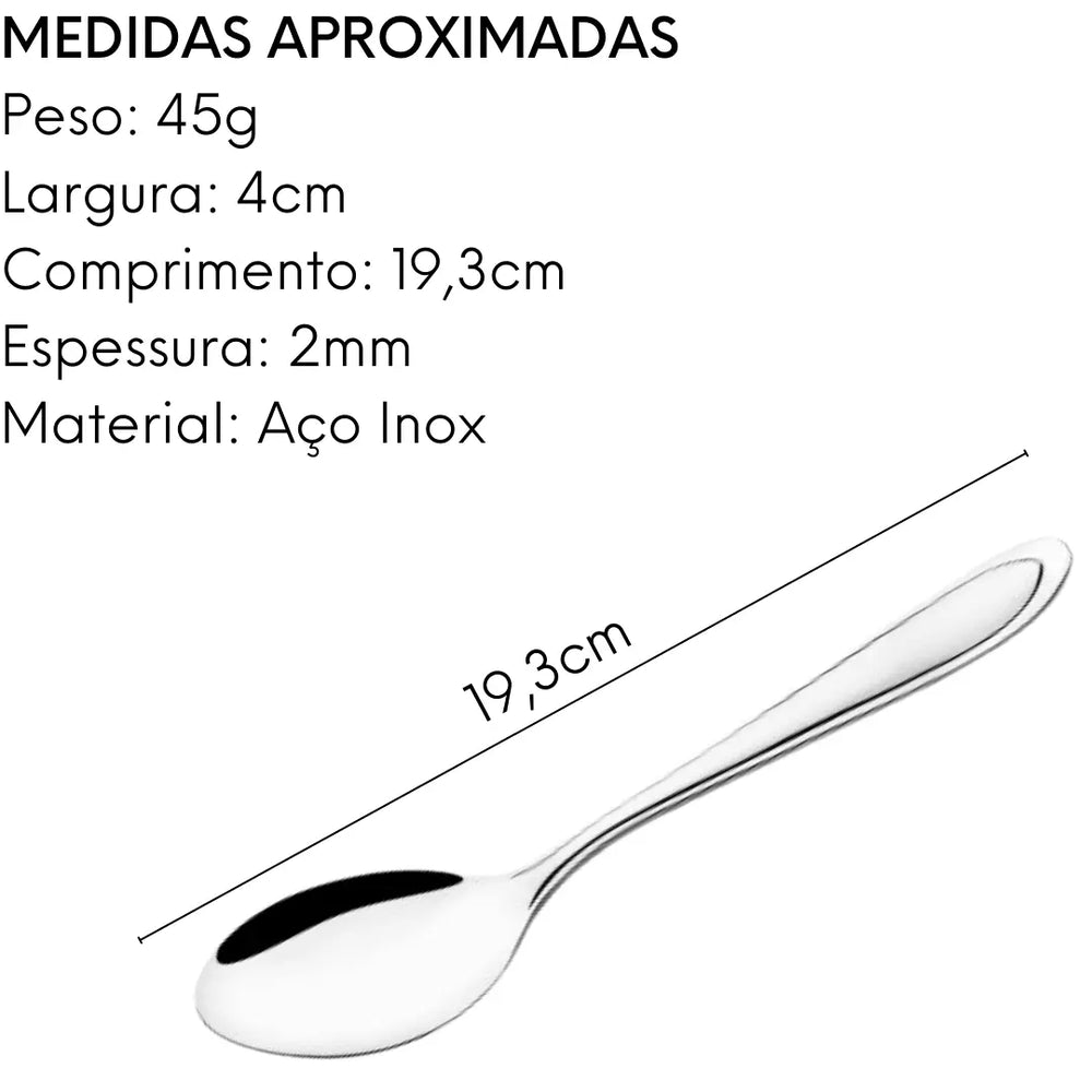 Colher Mesa América Aço Inox América