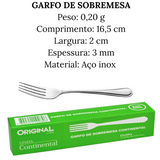 Garfo de Sobremesa Continental