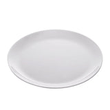 Prato Raso Opalino Vidro Branco 25 Cm Lyor