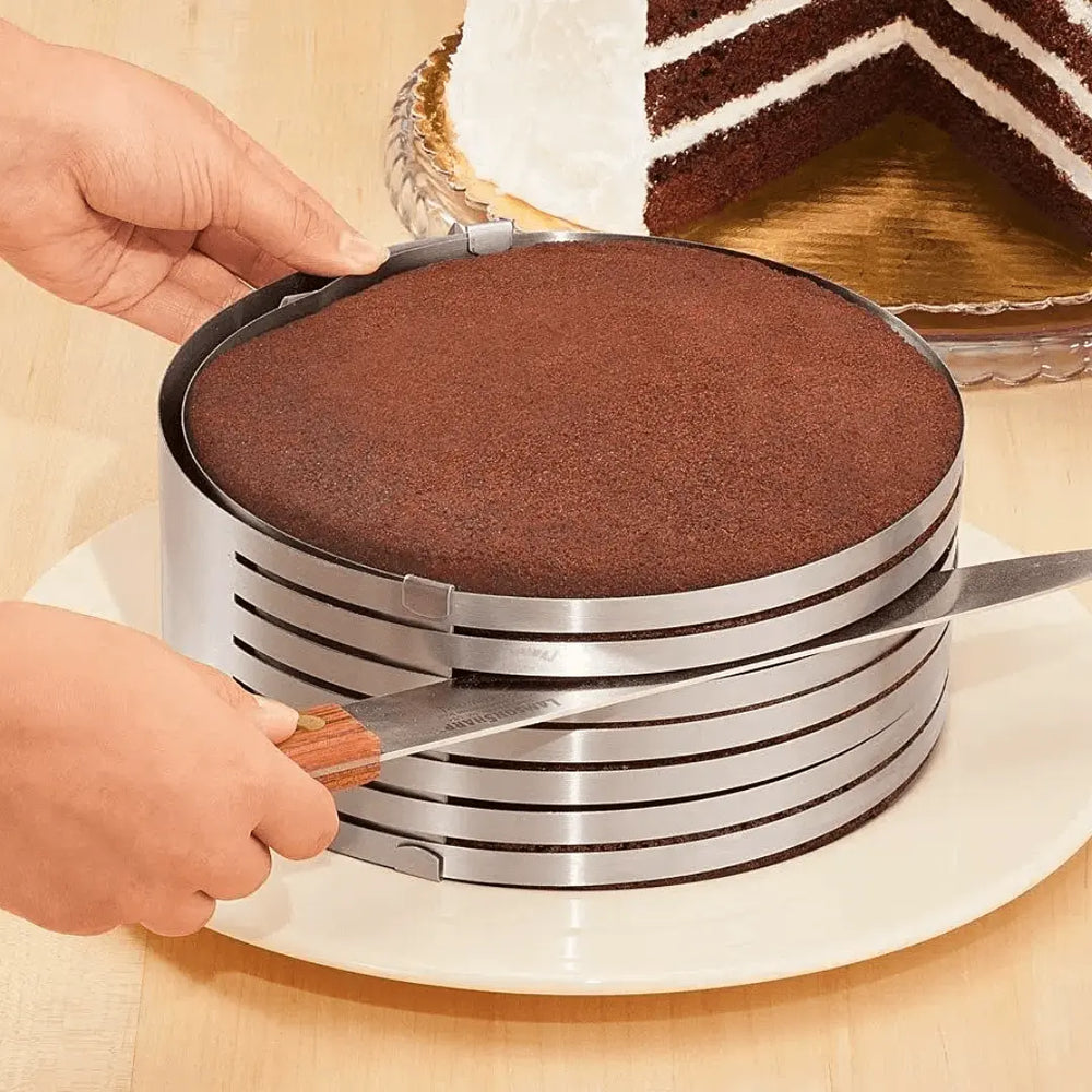 Fatiador De Bolo Aço Inox Redondo Corte Ajustável Hércules Hercules