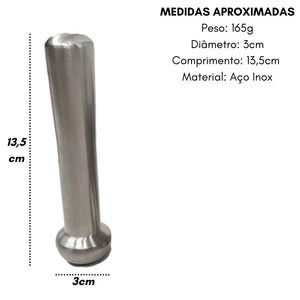 Pilão Com Macerador Socador Hercules Manual P/ Temperos Hercules