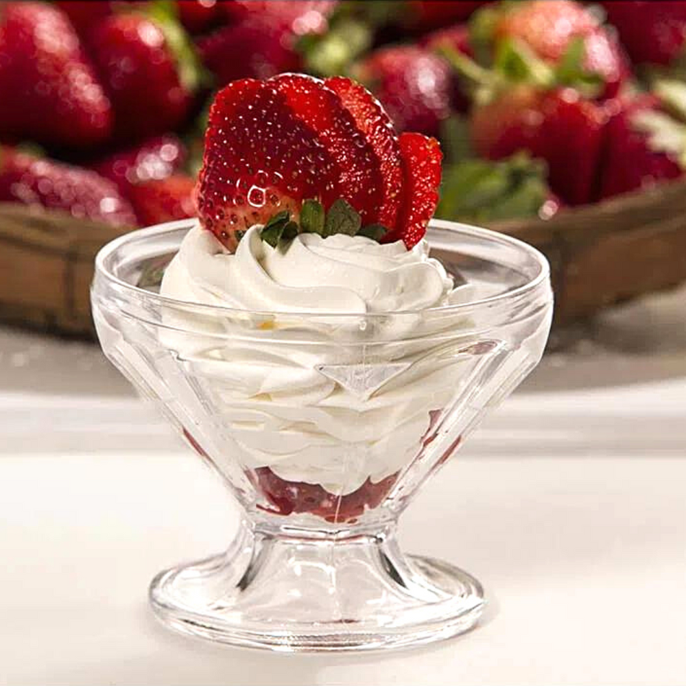 Taça Paris De 150ml Para Sobremesas em Policarbonato VemPlast