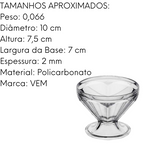 Taça Paris De 150ml Para Sobremesas em Policarbonato VemPlast
