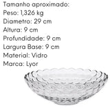 Centro De Mesa Cristal Bubble Lyor Vidro Lyor