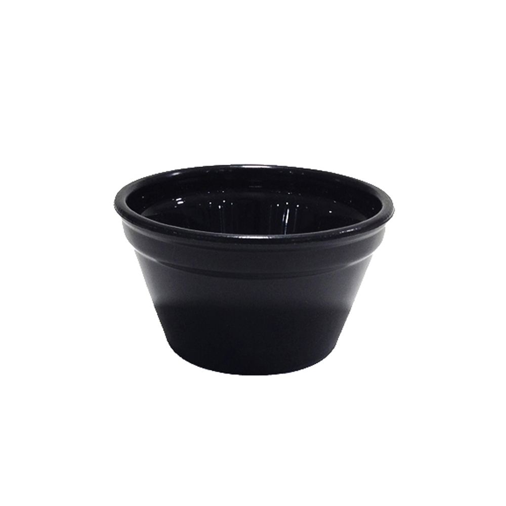 Ramekim Cheff 240 ML PP Preto Polipropileno VemPlast